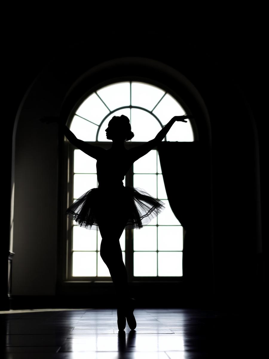 Silhouette at window